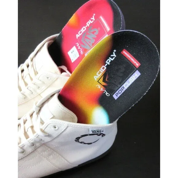 Vans x Quasi Men's Gilbert Crocket Hi Decon White Canvas shoes Sizes NIB - Picture 2 of 8